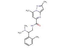 N-[2-(dimethylamino)-2-(2-methylphenyl)ethyl]-2,7-dimethylpyrazolo[1,5-a]pyrimidine-5-carboxamide