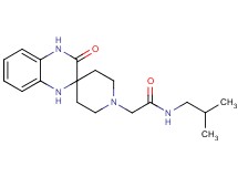 N-isobutyl-2-(3'-oxo-3',4'-dihydro-1H,1'H-spiro[piperidine-4,2'-quinoxalin]-1-yl)acetamide