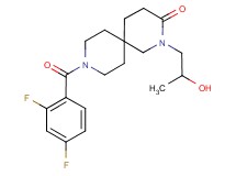 9-(2,4-difluorobenzoyl)-2-(2-hydroxypropyl)-2,9-diazaspiro[5.5]undecan-3-one