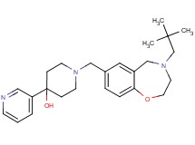 1-{[4-(2,2-dimethylpropyl)-2,3,4,5-tetrahydro-1,4-benzoxazepin-7-yl]methyl}-4-(3-pyridinyl)-4-piperidinol