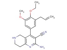 4-(3-allyl-4-ethoxy-5-methoxyphenyl)-2-amino-5,6,7,8-tetrahydro-1,6-naphthyridine-3-carbonitrile