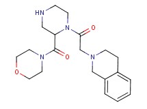 2-{2-[2-(4-morpholinylcarbonyl)-1-piperazinyl]-2-oxoethyl}-1,2,3,4-tetrahydroisoquinoline