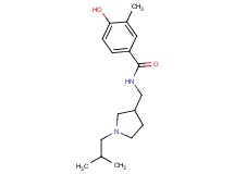 4-hydroxy-N-[(1-isobutylpyrrolidin-3-yl)methyl]-3-methylbenzamide
