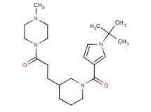 1-(3-{1-[(1-tert-butyl-1H-pyrrol-3-yl)carbonyl]piperidin-3-yl}propanoyl)-4-methylpiperazine