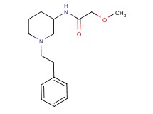 2-methoxy-N-[1-(2-phenylethyl)-3-piperidinyl]acetamide