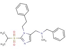 N-benzyl-1-[2-(isopropylsulfonyl)-1-(2-phenylethyl)-1H-imidazol-5-yl]-N-methylmethanamine