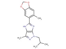 1-isobutyl-3-methyl-5-(6-methyl-1,3-benzodioxol-5-yl)-1,4-dihydroimidazo[4,5-c]pyrazole