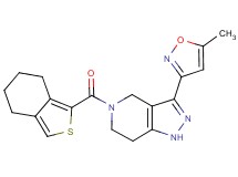 3-(5-methylisoxazol-3-yl)-5-(4,5,6,7-tetrahydro-2-benzothien-1-ylcarbonyl)-4,5,6,7-tetrahydro-1H-pyrazolo[4,3-c]pyridine