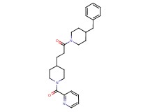 2-({4-[3-(4-benzyl-1-piperidinyl)-3-oxopropyl]-1-piperidinyl}carbonyl)pyridine