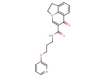 6-oxo-N-[3-(pyridin-3-yloxy)propyl]-1,2-dihydro-6H-pyrrolo[3,2,1-ij]quinoline-5-carboxamide