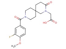 [9-(3-fluoro-4-methoxybenzoyl)-3-oxo-2,9-diazaspiro[5.5]undec-2-yl]acetic acid