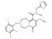 9-methoxy-N-methyl-7-oxo-N-(1,3-thiazol-2-ylmethyl)-3-(2,3,6-trifluorobenzyl)-1,2,3,4,5,7-hexahydropyrido[1,2-d][1,4]diazepine-10-carboxamide