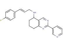 N-[(2E)-3-(4-fluorophenyl)-2-propen-1-yl]-2-(3-pyridinyl)-5,6,7,8-tetrahydro-5-quinazolinamine