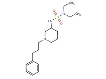 N,N-diethyl-N'-[1-(3-phenylpropyl)-3-piperidinyl]sulfamide