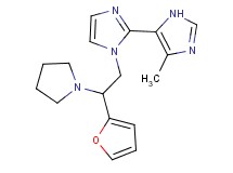 1-[2-(2-furyl)-2-pyrrolidin-1-ylethyl]-5'-methyl-1H,3'H-2,4'-biimidazole