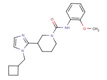 3-[1-(cyclobutylmethyl)-1H-imidazol-2-yl]-N-(2-methoxyphenyl)-1-piperidinecarboxamide