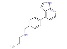 N-[4-(1H-pyrrolo[2,3-b]pyridin-4-yl)benzyl]propan-1-amine