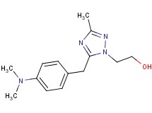 2-{5-[4-(dimethylamino)benzyl]-3-methyl-1H-1,2,4-triazol-1-yl}ethanol