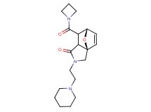 (3aR*,6S*)-7-(azetidin-1-ylcarbonyl)-2-(2-piperidin-1-ylethyl)-2,3,7,7a-tetrahydro-3a,6-epoxyisoindol-1(6H)-one