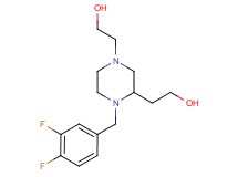2,2'-[4-(3,4-difluorobenzyl)-1,3-piperazinediyl]diethanol