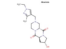 (6aS,8R,11aR)-2-[(1-ethyl-3-methyl-1H-pyrazol-4-yl)methyl]-8-hydroxyoctahydro-6H-pyrazino[1,2-a]pyrrolo[1,2-d]pyrazine-6,11(2H)-dione