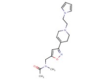 N-methyl-N-[(3-{1-[2-(1H-pyrrol-1-yl)ethyl]-1,2,3,6-tetrahydropyridin-4-yl}isoxazol-5-yl)methyl]acetamide