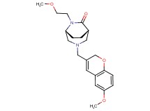 (1S*,5R*)-3-[(6-methoxy-2H-chromen-3-yl)methyl]-6-(2-methoxyethyl)-3,6-diazabicyclo[3.2.2]nonan-7-one