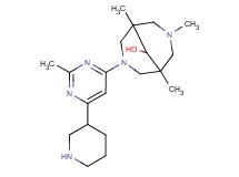 1,3,5-trimethyl-7-(2-methyl-6-piperidin-3-ylpyrimidin-4-yl)-3,7-diazabicyclo[3.3.1]nonan-9-ol