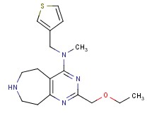 2-(ethoxymethyl)-N-methyl-N-(3-thienylmethyl)-6,7,8,9-tetrahydro-5H-pyrimido[4,5-d]azepin-4-amine dihydrochloride