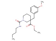 ethyl 1-[(butylamino)carbonyl]-3-(3-methoxybenzyl)-3-piperidinecarboxylate