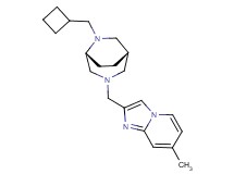 2-{[(1S*,5R*)-6-(cyclobutylmethyl)-3,6-diazabicyclo[3.2.2]non-3-yl]methyl}-7-methylimidazo[1,2-a]pyridine