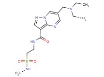 6-[(diethylamino)methyl]-N-{2-[(methylamino)sulfonyl]ethyl}pyrazolo[1,5-a]pyrimidine-3-carboxamide