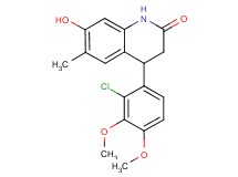 4-(2-chloro-3,4-dimethoxyphenyl)-7-hydroxy-6-methyl-3,4-dihydroquinolin-2(1H)-one