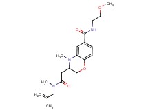 N-(2-methoxyethyl)-4-methyl-3-{2-[methyl(2-methylprop-2-en-1-yl)amino]-2-oxoethyl}-3,4-dihydro-2H-1,4-benzoxazine-6-carboxamide