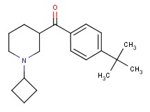 (4-tert-butylphenyl)(1-cyclobutyl-3-piperidinyl)methanone