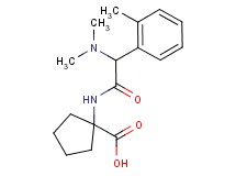 1-{[(dimethylamino)(2-methylphenyl)acetyl]amino}cyclopentanecarboxylic acid