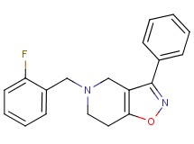 5-(2-fluorobenzyl)-3-phenyl-4,5,6,7-tetrahydroisoxazolo[4,5-c]pyridine