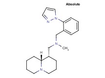 N-methyl-1-[(1S,9aR)-octahydro-2H-quinolizin-1-yl]-N-[2-(1H-pyrazol-1-yl)benzyl]methanamine