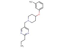 5-{[4-(3-methylphenoxy)-1-piperidinyl]methyl}-2-propylpyrimidine