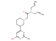 N,N-diallyl-2-[3-(6-hydroxy-2-methylpyrimidin-4-yl)piperidin-1-yl]acetamide