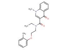 N-ethyl-1-methyl-N-[2-(2-methylphenoxy)ethyl]-4-oxo-1,4-dihydroquinoline-3-carboxamide