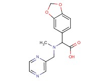 1,3-benzodioxol-5-yl[methyl(pyrazin-2-ylmethyl)amino]acetic acid