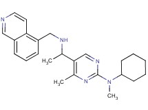 N-cyclohexyl-5-{1-[(5-isoquinolinylmethyl)amino]ethyl}-N,4-dimethyl-2-pyrimidinamine