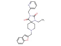 8-(1-benzofuran-2-ylmethyl)-1-ethyl-3-(2-pyridinylmethyl)-1,3,8-triazaspiro[4.5]decane-2,4-dione