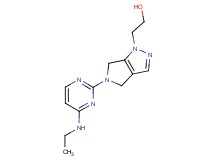2-[5-[4-(ethylamino)pyrimidin-2-yl]-5,6-dihydropyrrolo[3,4-c]pyrazol-1(4H)-yl]ethanol