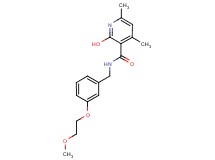2-hydroxy-N-[3-(2-methoxyethoxy)benzyl]-4,6-dimethylnicotinamide
