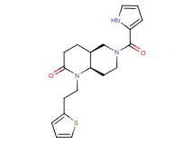 (4aS*,8aR*)-6-(1H-pyrrol-2-ylcarbonyl)-1-[2-(2-thienyl)ethyl]octahydro-1,6-naphthyridin-2(1H)-one