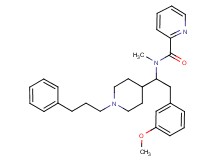 N-{2-(3-methoxyphenyl)-1-[1-(3-phenylpropyl)-4-piperidinyl]ethyl}-N-methyl-2-pyridinecarboxamide
