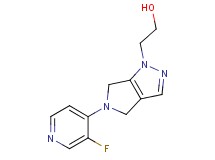 2-[5-(3-fluoropyridin-4-yl)-5,6-dihydropyrrolo[3,4-c]pyrazol-1(4H)-yl]ethanol