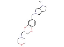 (3aS,6aS)-5-[4-methoxy-3-(2-morpholin-4-ylethoxy)benzyl]-1-methyloctahydropyrrolo[3,4-b]pyrrole